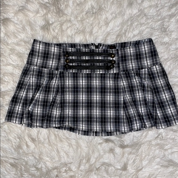 Sweet Love Dresses & Skirts - Sweet Love plaid school girl goth skirt